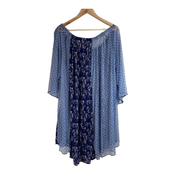 Free People Because I Love You Top in Indigo - Picture 4 of 9